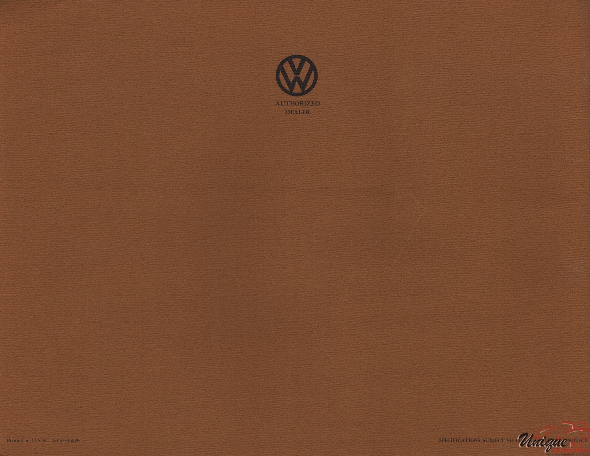 1979 VW Dasher Brochure Page 5